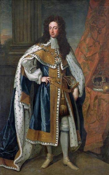 Portrait of King William III of England (1650-1702) in State Robes, Sir Godfrey Kneller